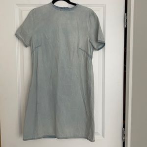 Jean dress with keyhole back